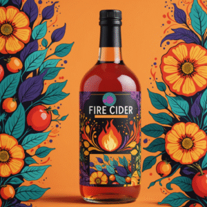 Make and Take Roselle Fire Cider